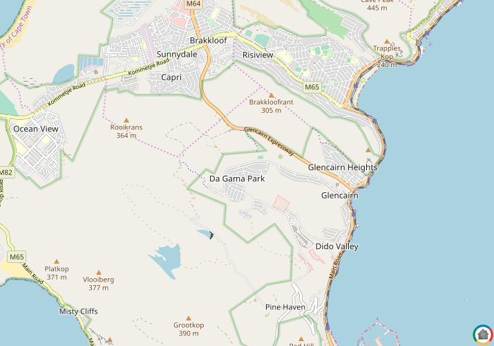 Map location of Welcome Glen